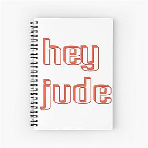 hey jude john lennon - Bodbeli Spiral Notebook