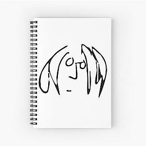 John Lennon Self Portrait Spiral Notebook