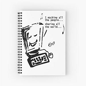 Imagine - John Lennon - Funny T-shirt Spiral Notebook