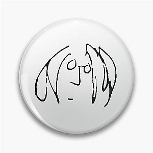 John Lennon black Pin