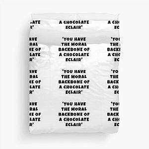 John Mulaney you have the moral backbone of a chocolate eclair Duvet Cover