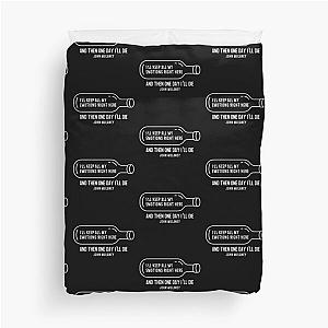 Bottled Emotions John Mulaney Duvet Cover