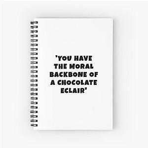 John Mulaney You have the Moral Backbone of a Chocolate Eclair Spiral Notebook