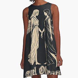 Angel of Death: A Gothic Tribute to Johnnie Guilbert A-Line Dress