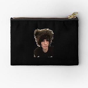 Emo boy rawring 20s Johnnie Guilbert Zipper Pouch