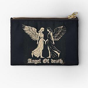 Angel of Death: A Gothic Tribute to Johnnie Guilbert Zipper Pouch