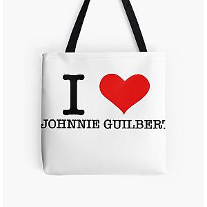 i heart johnnie guilbert All Over Print Tote Bag