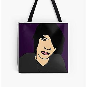 Johnnie Guilbert Drawing All Over Print Tote Bag