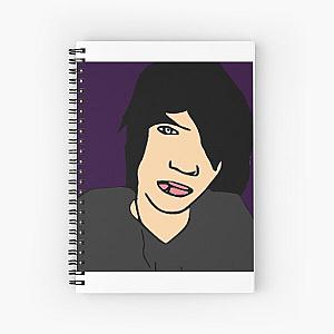 Johnnie Guilbert Drawing Spiral Notebook