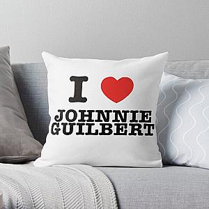 I HEART JOHNNIE GUILBERT Throw Pillow