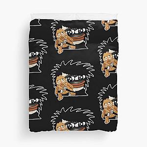 Johnnie Guilbert and Garfelius emoji Duvet Cover