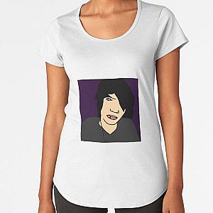 Johnnie Guilbert Drawing Premium Scoop T-Shirt