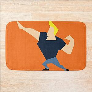 Minimalist Johnny Bravo Bath Mat