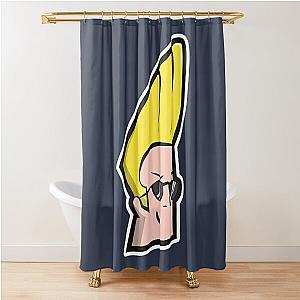 Johnny Bravo face. Birthday party gifts Shower Curtain