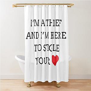 "I'm a thief... "- Johnny Bravo Shower Curtain