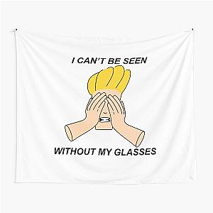 Johnny Bravo I can’t be seen without my glasses Tapestry