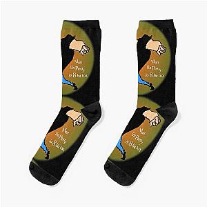 Johnny Bravo 8 bit Socks