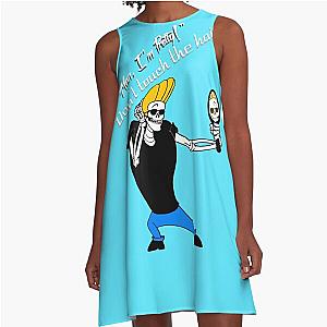 Johnny Bravo skeleton  A-Line Dress