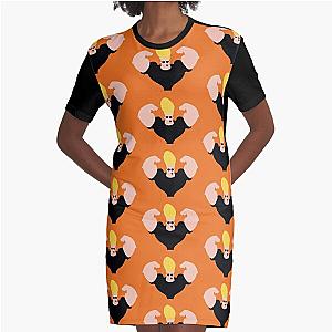 Johnny Bravo Graphic T-Shirt Dress