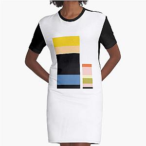 Minimalist Johnny Bravo Graphic T-Shirt Dress