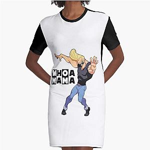 Johnny bravo cartoon network 90´s anime whoa mama Graphic T-Shirt Dress