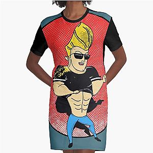 Johnny Bravo Graphic T-Shirt Dress