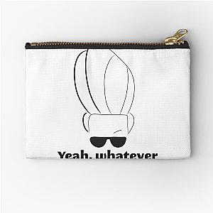 Johnny Bravo - Yeah, whatever Black Zipper Pouch