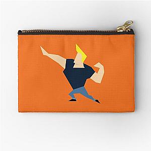 Minimalist Johnny Bravo Zipper Pouch