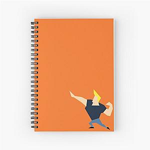 Minimalist Johnny Bravo Spiral Notebook