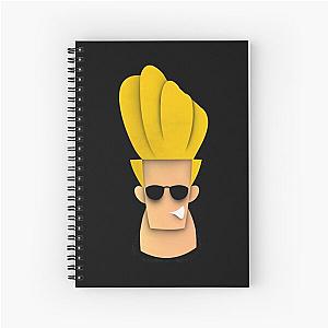 Johnny Bravo Shirt Spiral Notebook