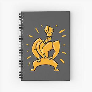 Golden Johnny Bravo™ Spiral Notebook