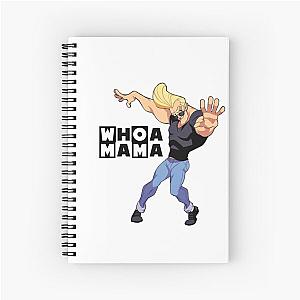 Johnny bravo cartoon network 90´s anime whoa mama Spiral Notebook