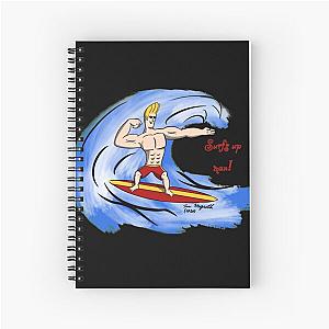 Surf’s up with Johnny Bravo Spiral Notebook