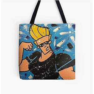 Johnny Bravo All Over Print Tote Bag