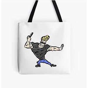 Johnny Bravo All Over Print Tote Bag