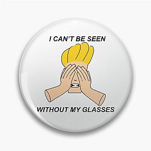 Johnny Bravo I can’t be seen without my glasses Pin