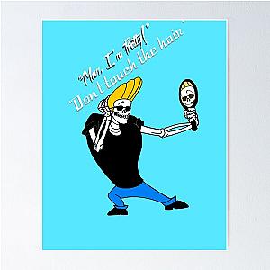 Johnny Bravo skeleton  Poster