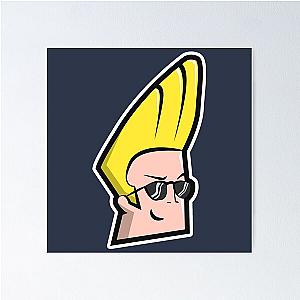 Johnny Bravo face. Birthday party gifts Poster