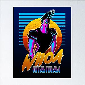 Johnny Bravo - Whoa Mama! Outrun Style Poster Poster