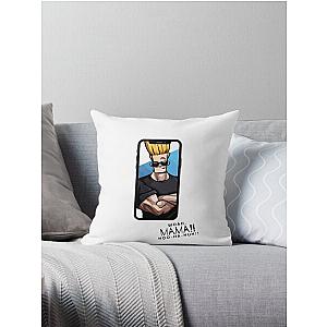 johnny bravo Throw Pillow