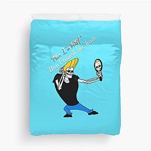 Johnny Bravo skeleton  Duvet Cover