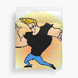 Johnny Bravo 8 bit Duvet Cover