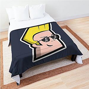 Johnny Bravo face. Birthday party gifts Comforter