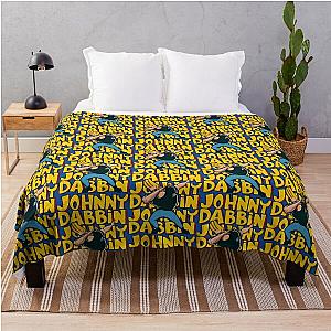 Johnny Bravo Dabbin Throw Blanket