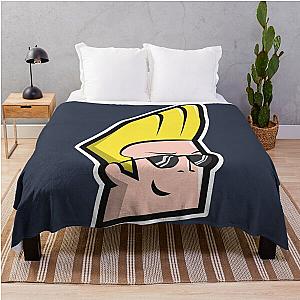 Johnny Bravo face. Birthday party gifts Throw Blanket