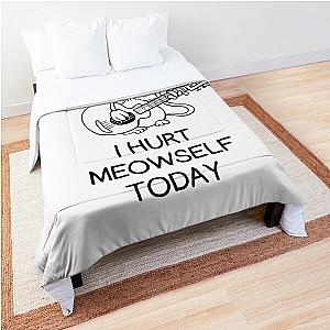 Johnny Cash Cat Parody Comforter