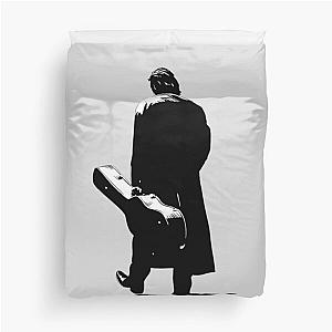 Johnny Cash Silhouette FanArt Duvet Cover