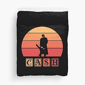 Johnny Cash Retro Art Duvet Cover