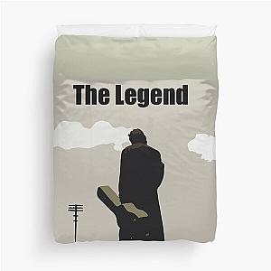 Johnny Cash the Legend Duvet Cover