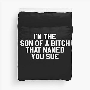 Johnny Cash   A Boy Named Sue Duvet Cover